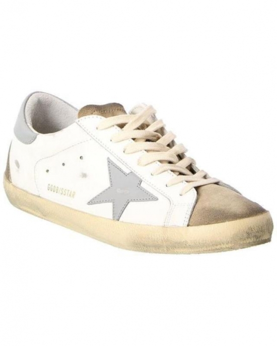 Men's Metallic Superstar Leather & Suede Sneaker