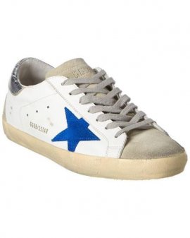 Men's White Superstar Leather Sneaker