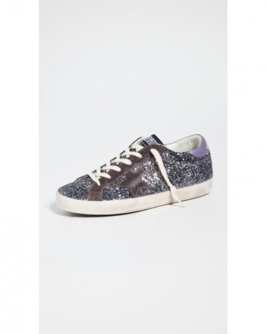 Women's Super-star Glitter Upper Leather Star Sneakers