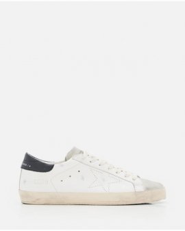 Men's White Low-top 'super Star' Leather Sneakers