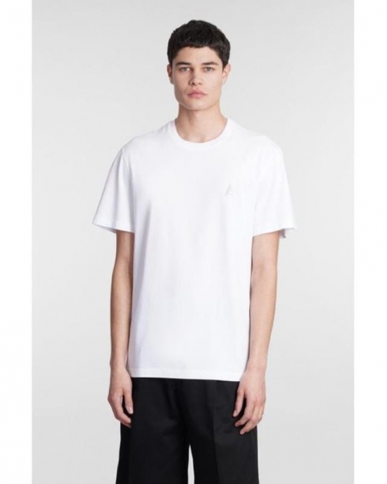 Men's T-shirt In White Cotton