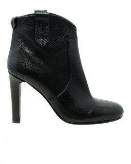 Women's Kelsey Black Leather Ankle Boots