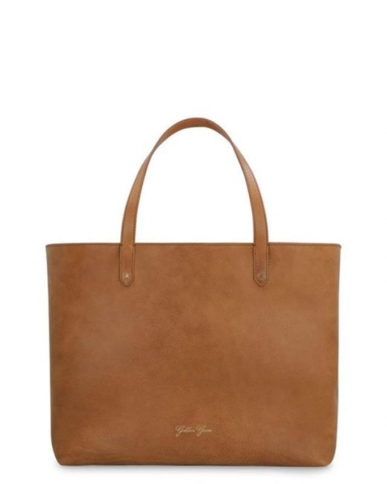 Women's Brown Pasadena Leather Tote