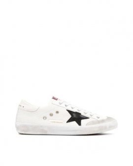 Men's White Super-star Penstar Net Upper Leather Toe And List Nabuk Star Nappa Heel Multifoxing