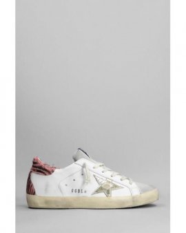 Women's Superstar Sneakers In White Leather