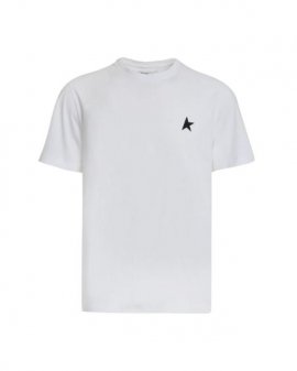 Men's White Cotton Crew-neck T-shirt
