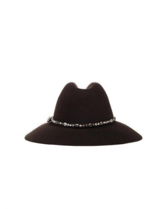 Women's Black Fedora Hat