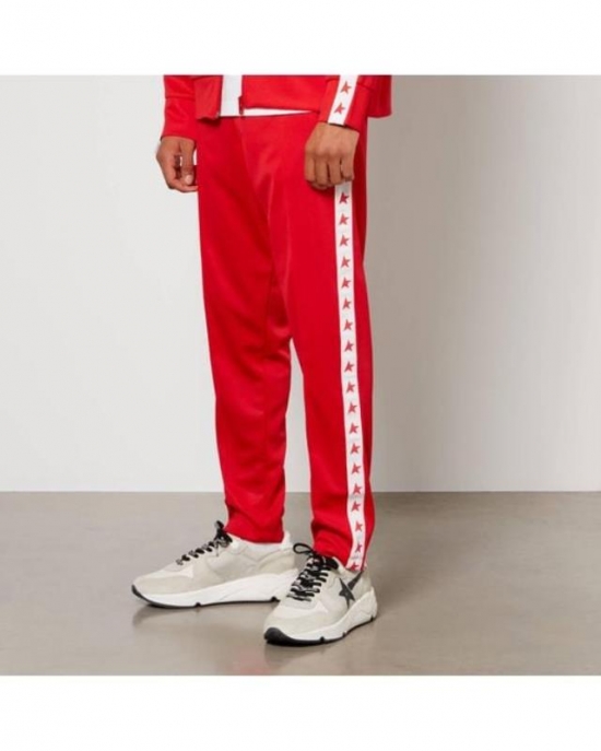 Men's Red Star Stripe Shell Sweatpants