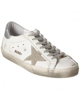 Men's Metallic Superstar Leather Sneaker