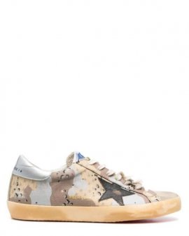 Men's Superstar Sneakers With Camouflage Print