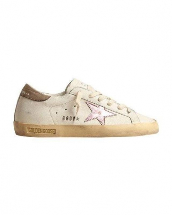 Women's White Super-star Classic With List Sneakers